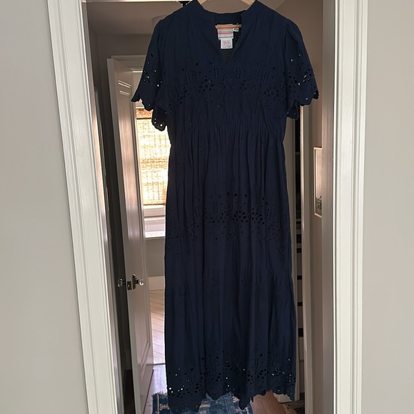 Gretchen Scott Embroidered Maxi Dress, Size M - Picture 3 of 8